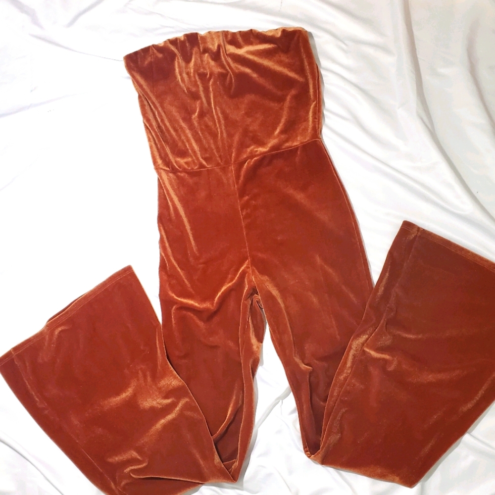 Rusty Velvet Jumpsuit